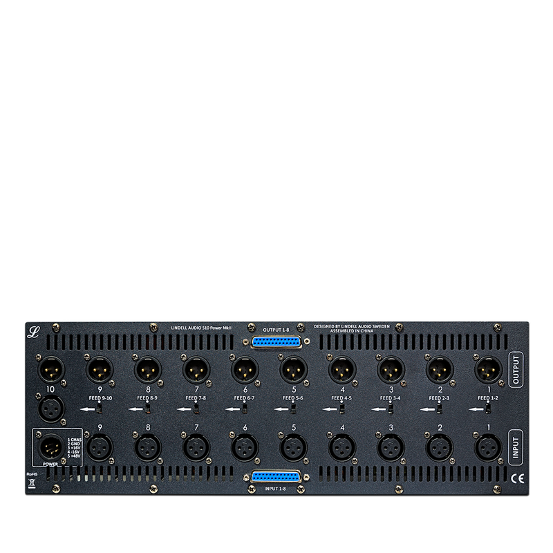 Lindell Audio 510 Power MK II 10 Space 500 Series Chassis