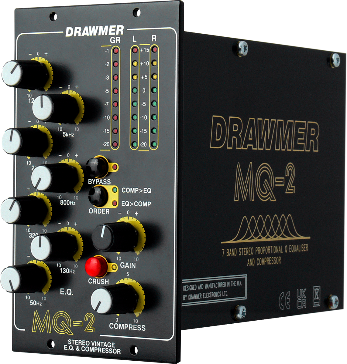 Drawmer MQ-2 500 Series Stereo Equaliser & Compressor
