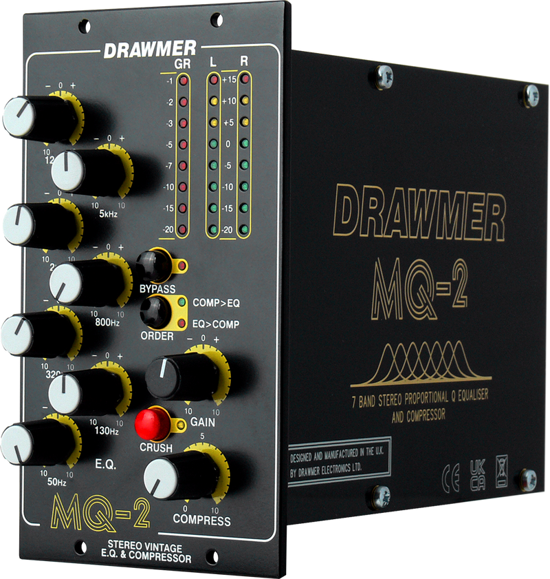Drawmer MQ-2 500 Series Stereo Equaliser & Compressor