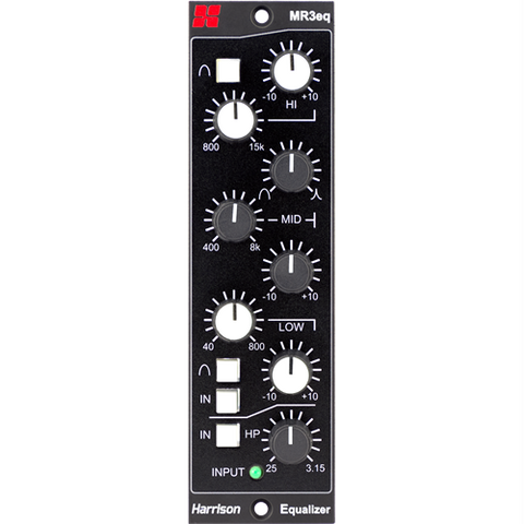 Harrison Audio MR3EQ  500 Series 3-band Parametric EQ with HP Filters