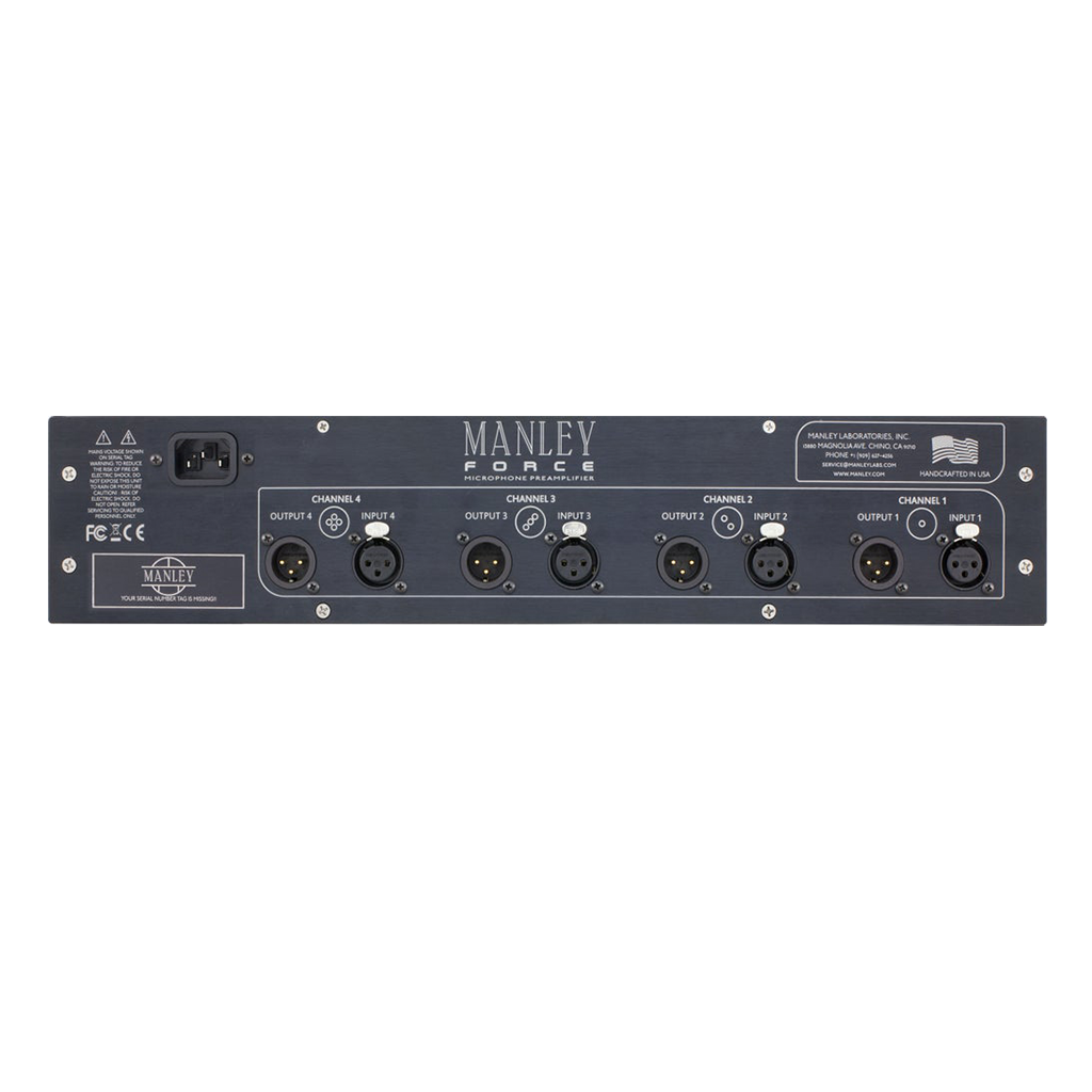 Manley Labs Force® 4-Channel Microphone Preamplifier