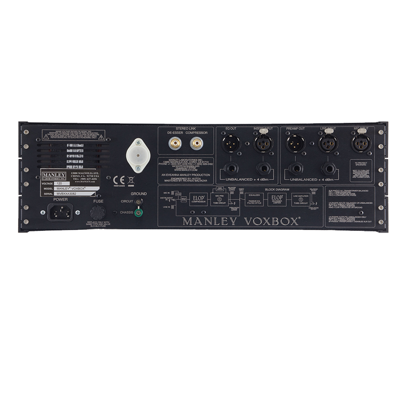 Manley Labs VOXBOX® Reference Channel Strip