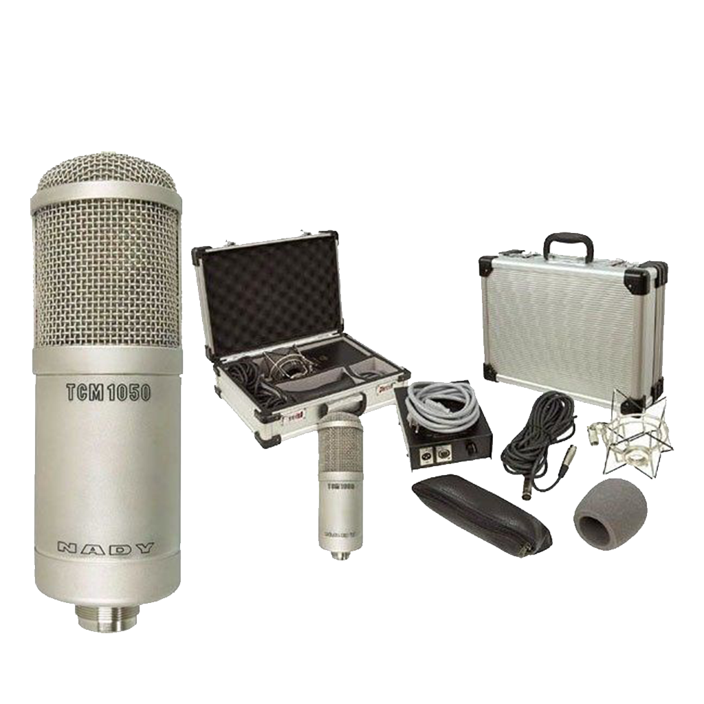 Nady TCM 1050 Studio Vacuum Tube Condenser Microphone with Aluminium Flight Case