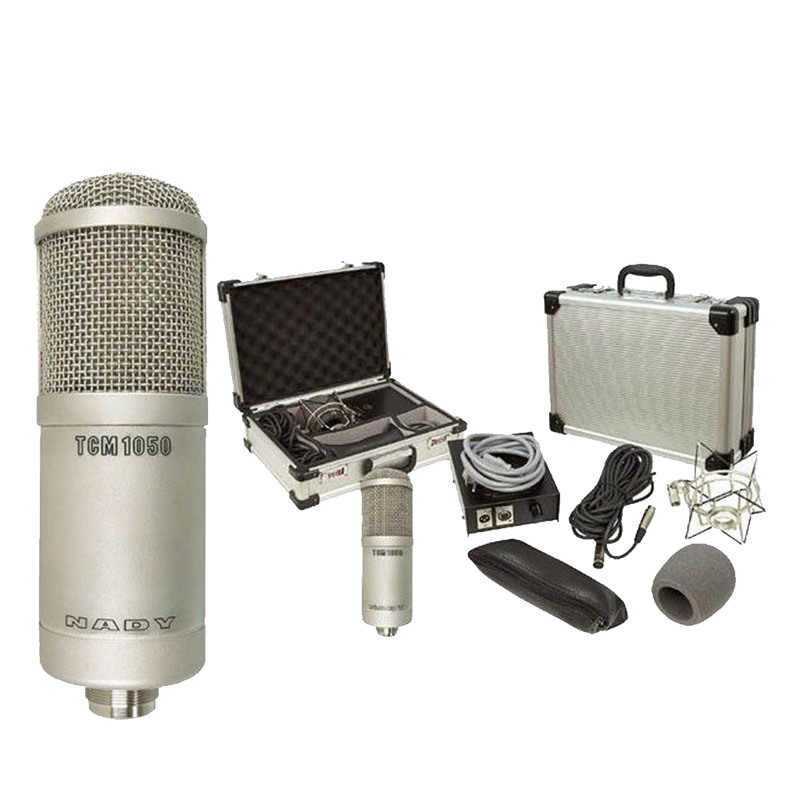 Nady TCM 1050 Studio Vacuum Tube Condenser Microphone with Aluminium Flight Case