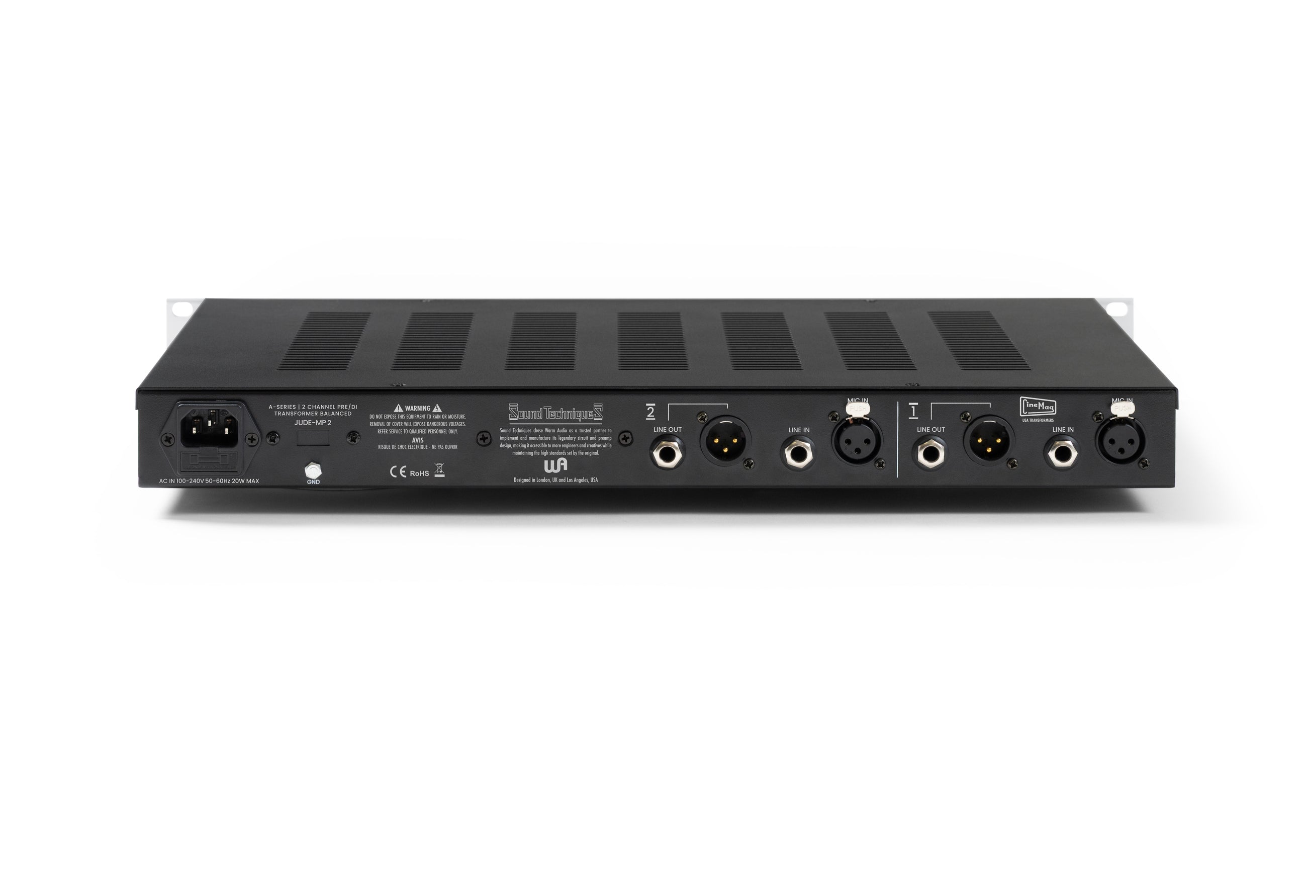 Warm Audio Sound Techniques Stereo Jude-MP2 Microphone Preamp