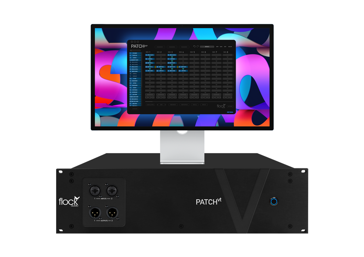 Flock Audio Patch VT - 128 Channel ( 64 x 64 Point ) Digitally Control ...