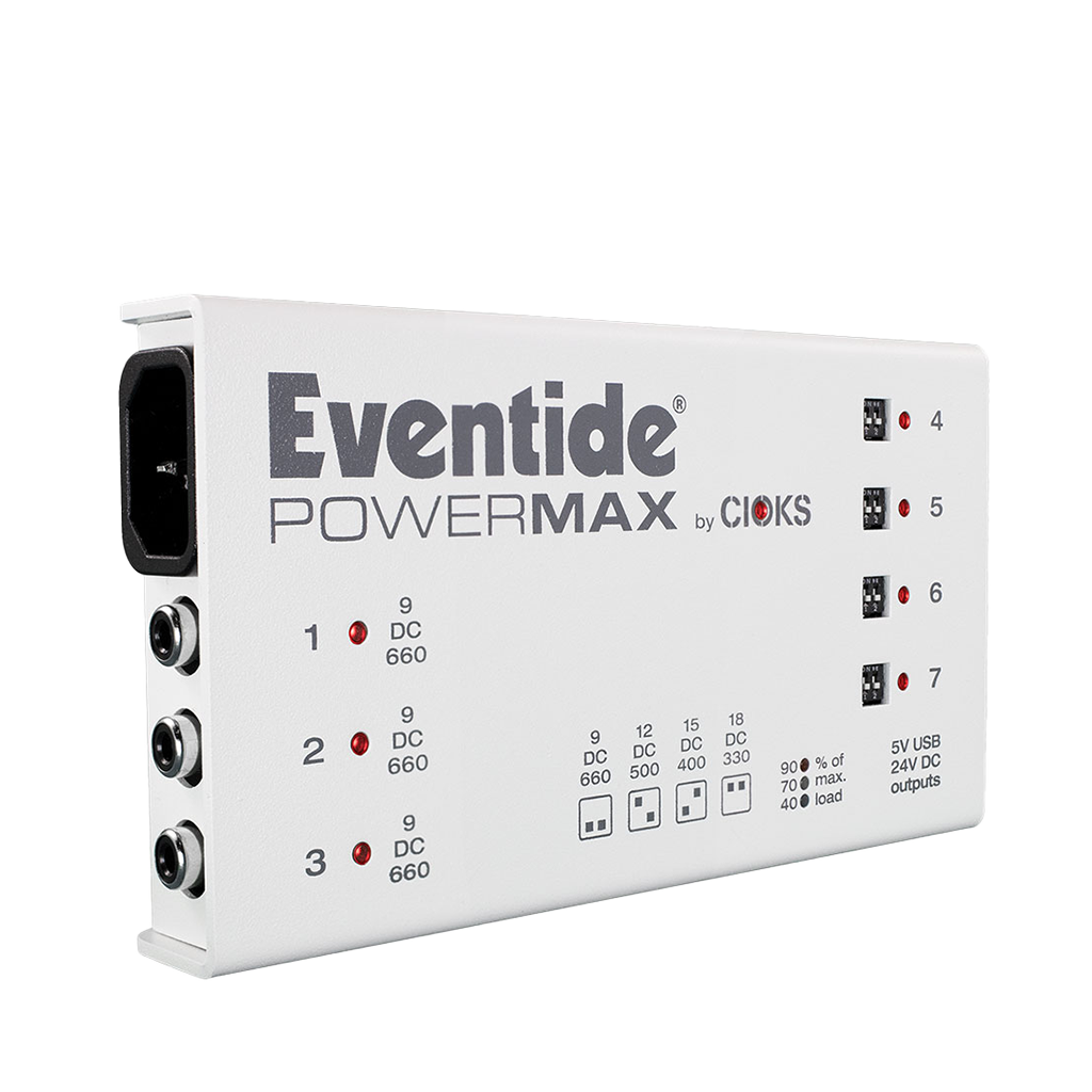 Eventide PowerMax by Cioks power supply unit on a white background
