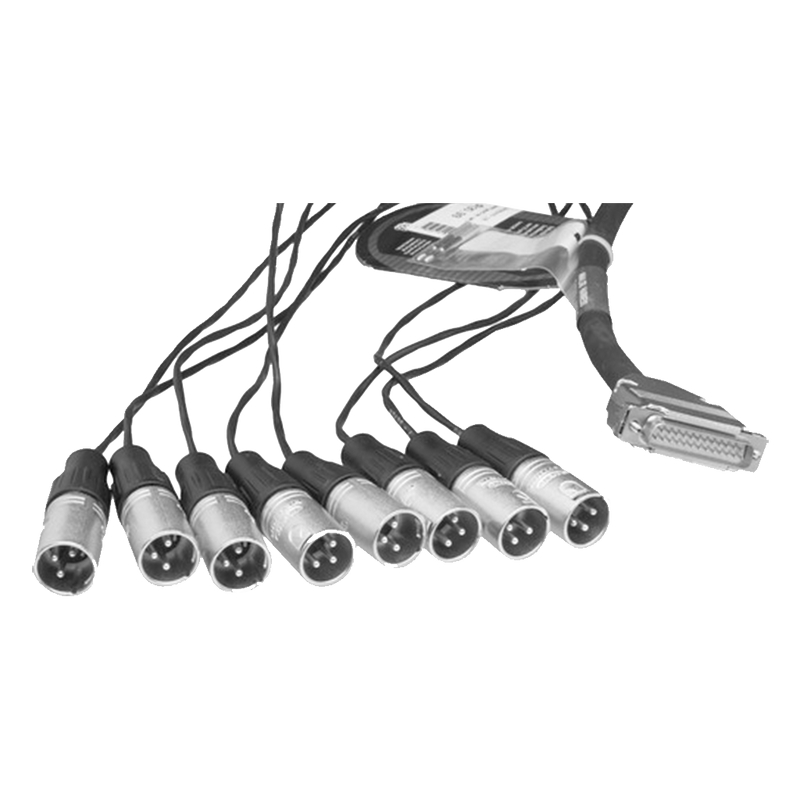 ProCo Sound DA88XM-5 DB-25 to Male XLR Loom 5 ft (1.5 Metres)