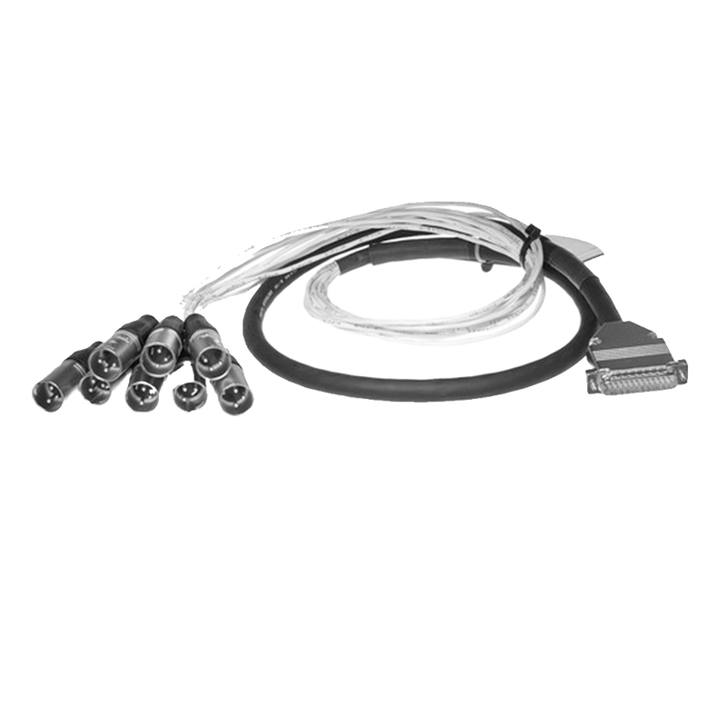 ProCo Sound DA88XM-5 DB-25 to Male XLR Loom 5 ft (1.5 Metres)