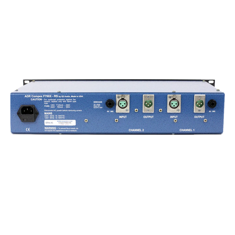 Q2 Audio Compex F760X-RS Compressor