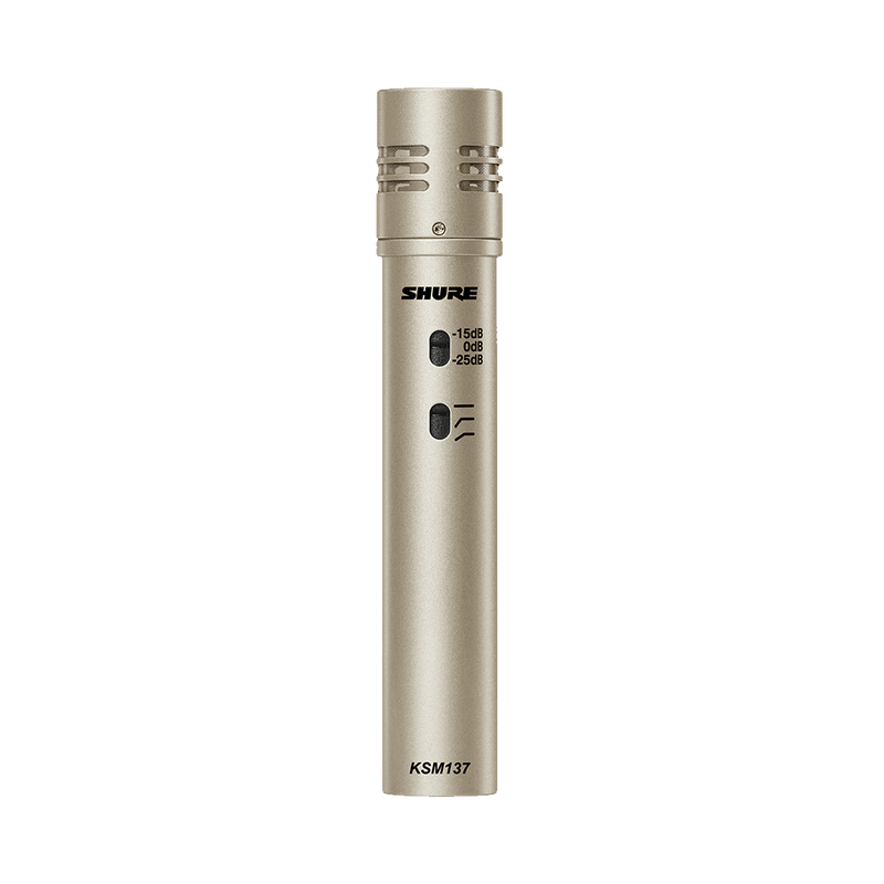 Shure KSM 137 Cardioid Instrument Small Diaphragm Microphone