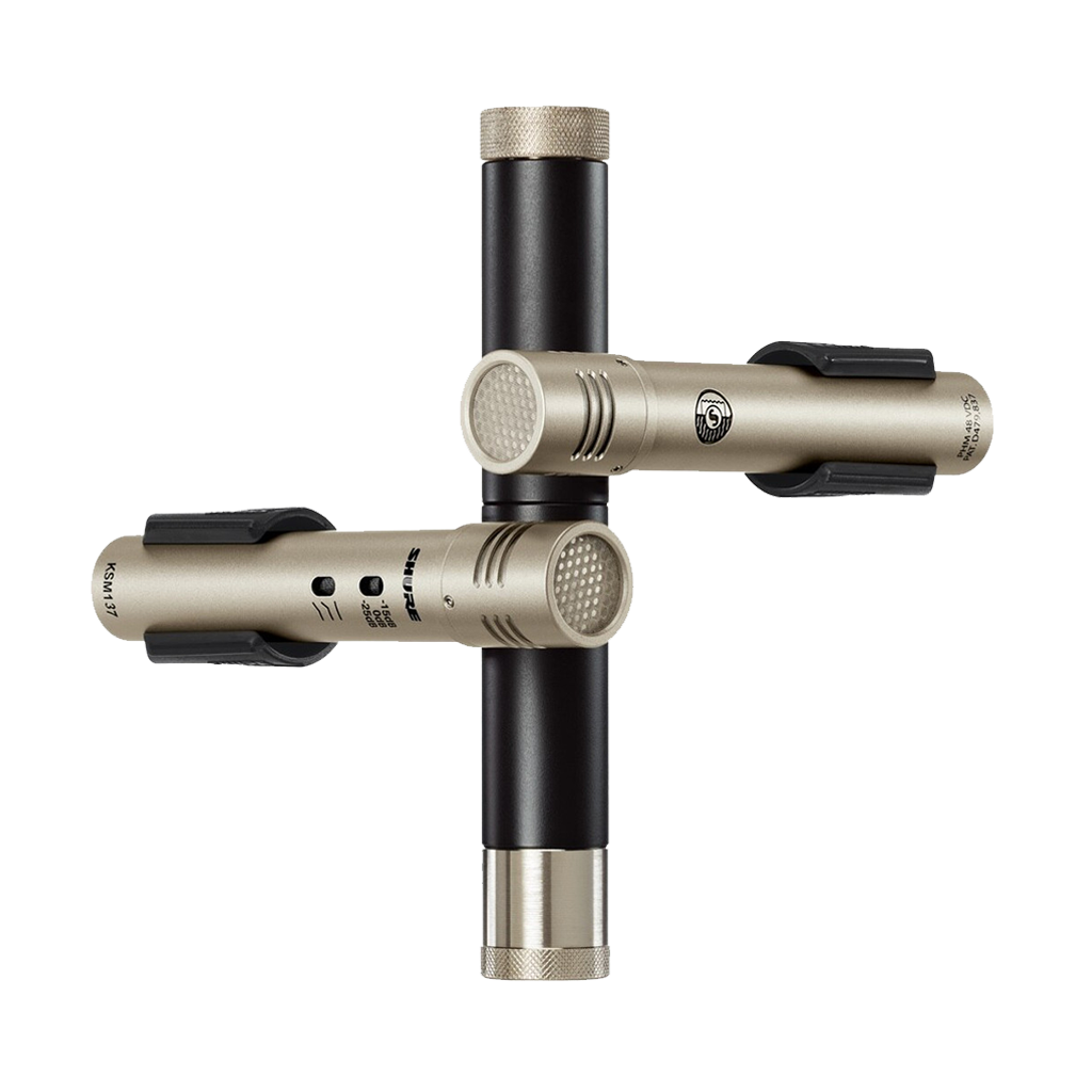 Shure KSM 137 Cardioid Instrument Small Diaphragm Microphone Stereo Pair