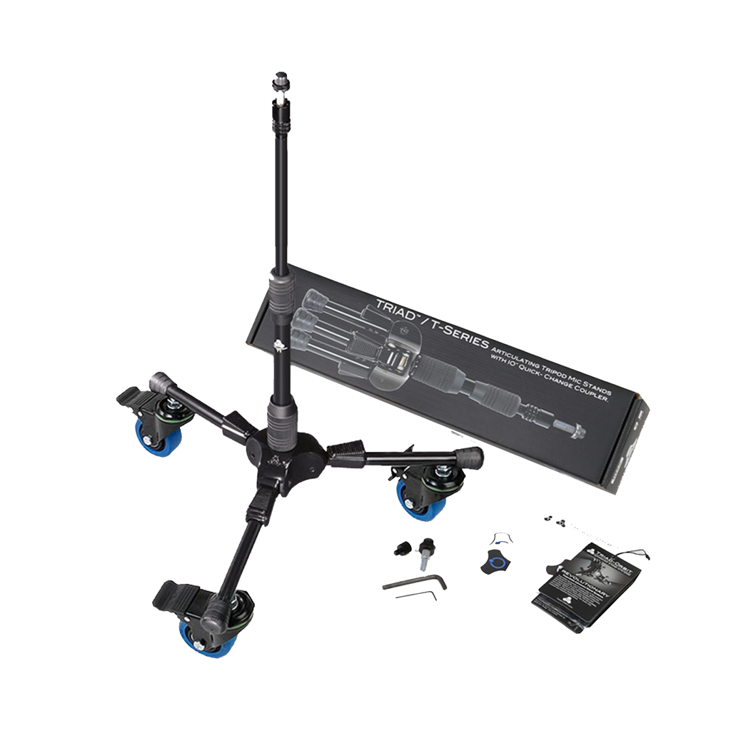 Triad-Orbit T1C, Short Tripod Stand with Casters