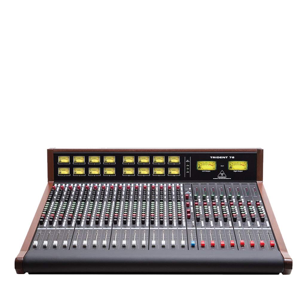 Trident Audio Developments Trident 78 Console 78-16 16 Channel Console with LED Meter Bridge