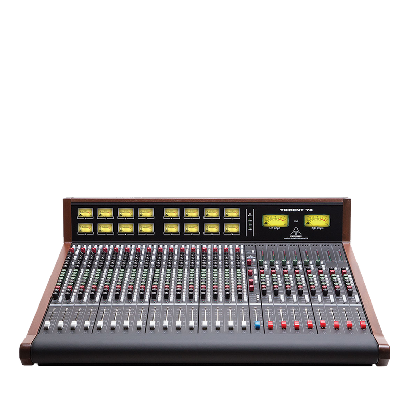 Trident Audio Developments Trident 78 Console 78-16 16 Channel Console with LED Meter Bridge