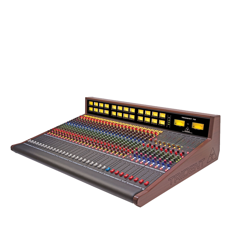 Trident Audio Developments Trident 78 Console 78-16 16 Channel Console with LED Meter Bridge
