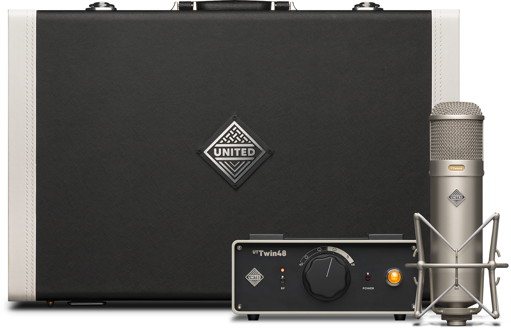 United Studio Technologies Twin 48 Twin Mode Tube-Driven Large Diaphragm Condenser Microphone