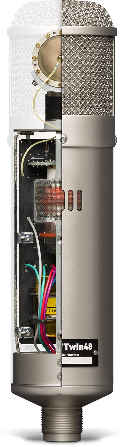 United Studio Technologies Twin 48 Twin Mode Tube-Driven Large Diaphragm Condenser Microphone