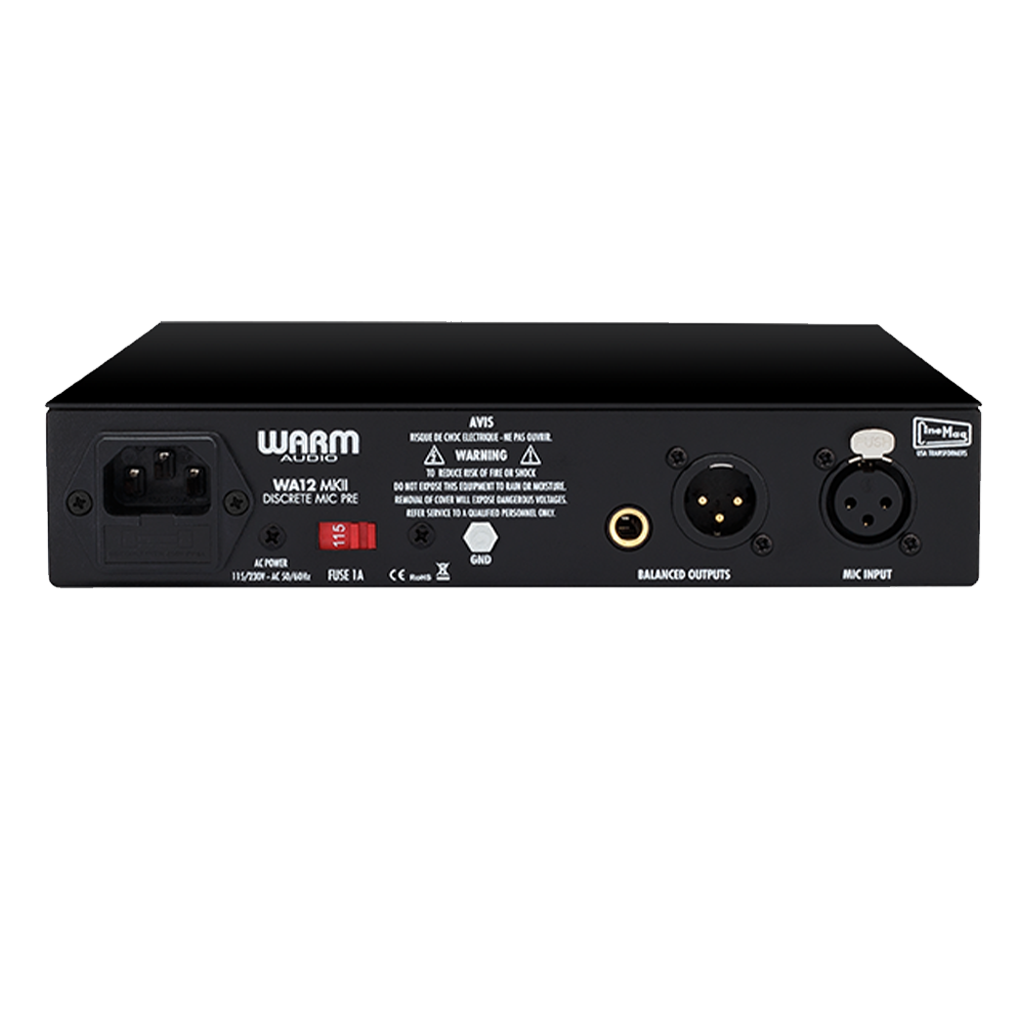 Warm Audio WA-12 MK II Discrete Mic Preamp Black