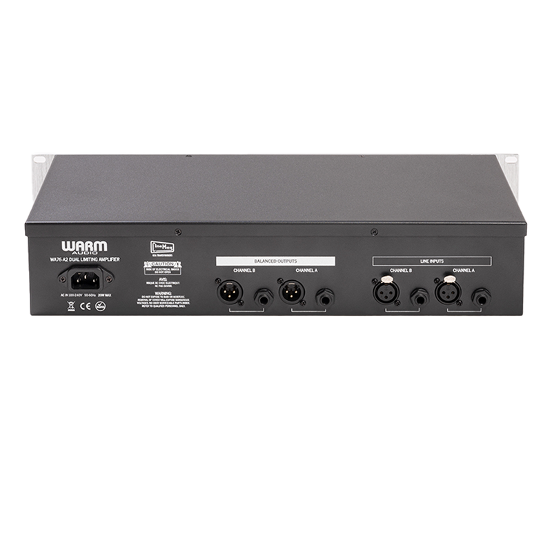 Warm Audio WA-76-A2 Dual-Channel Vintage-Voiced Discrete FET Compressor