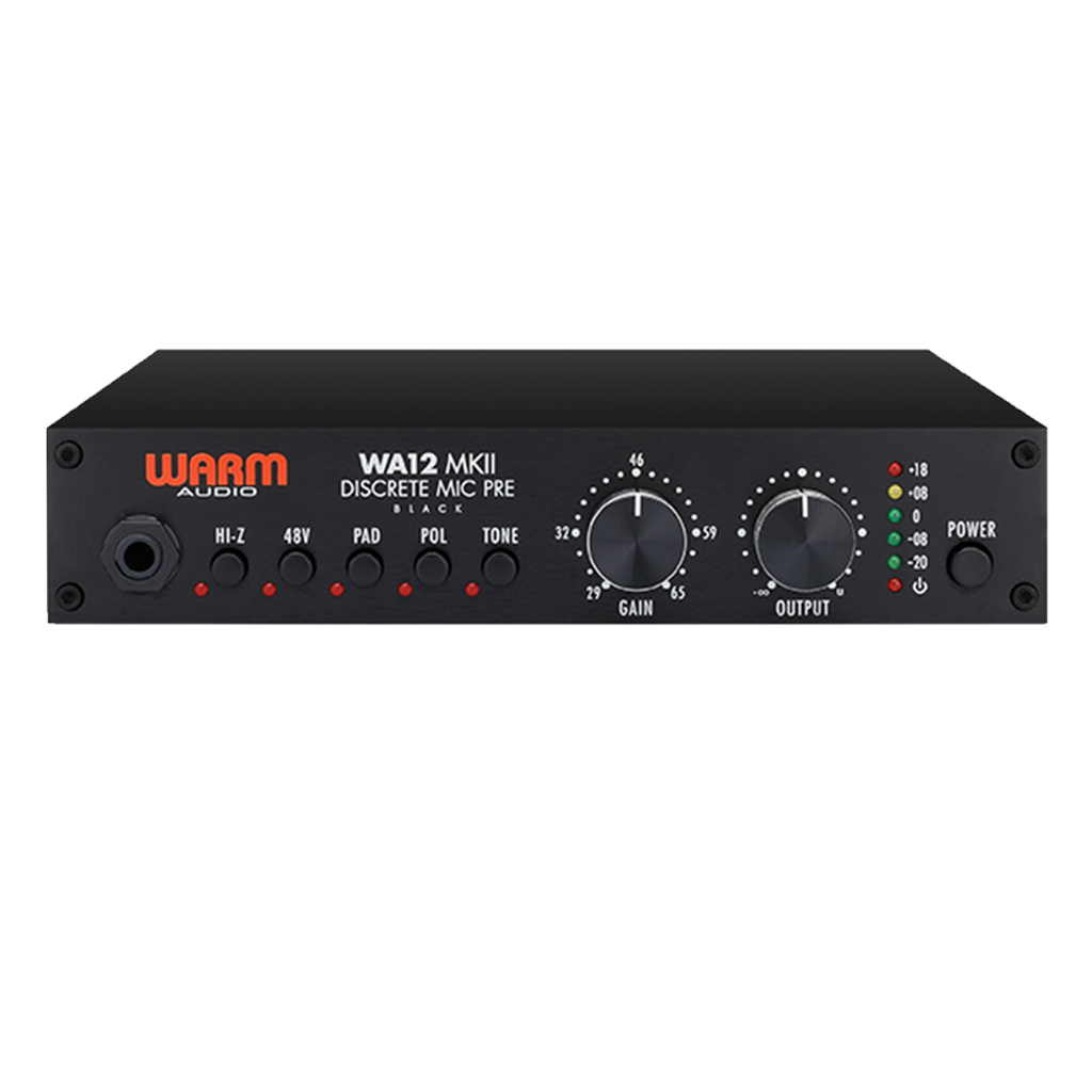 Warm Audio WA-12 MK II Discrete Mic Preamp Black