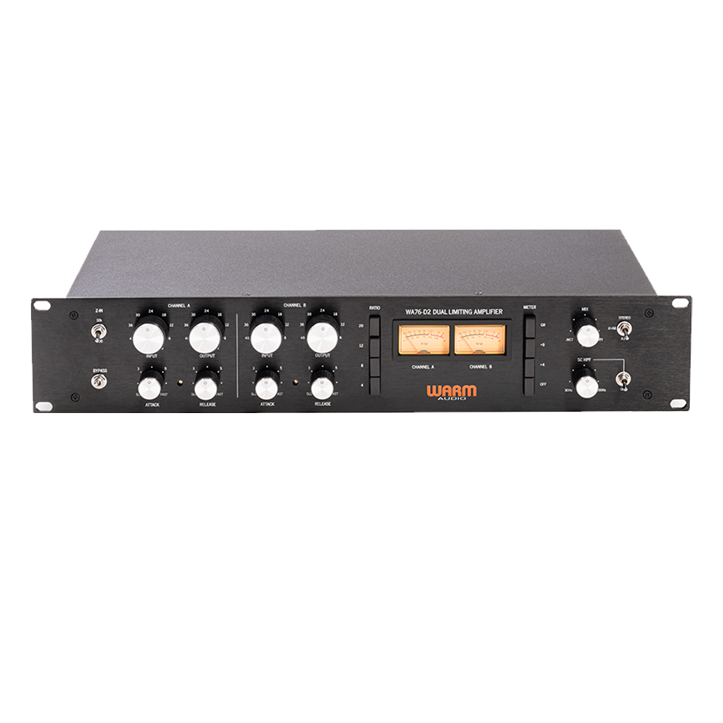 Warm Audio WA-76-D2 Dual Channel Clean Gain Discrete FET Compressor
