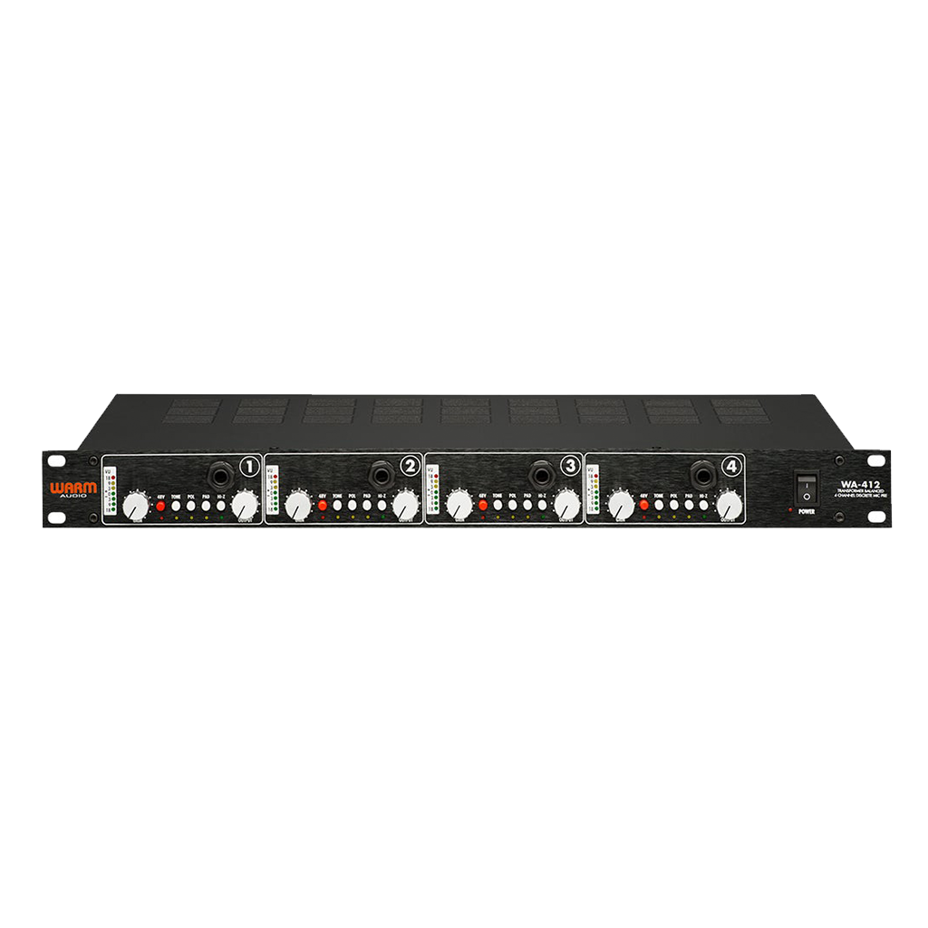 Warm Audio WA-412 Four Channel Mic Pre with DI