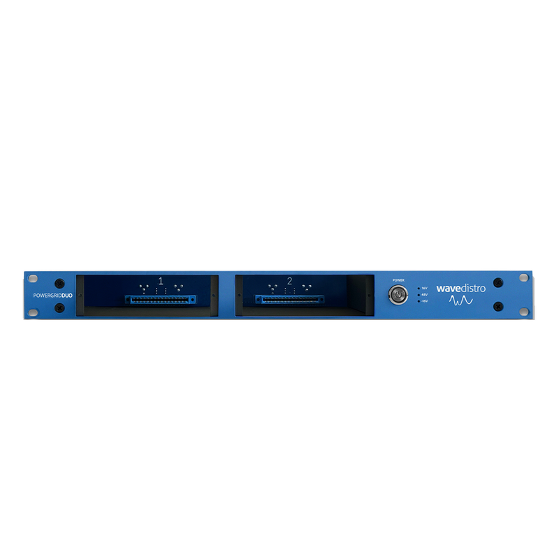 Wave Distro PowerGrid DUO 1u Two Slot 500 Series Chassis