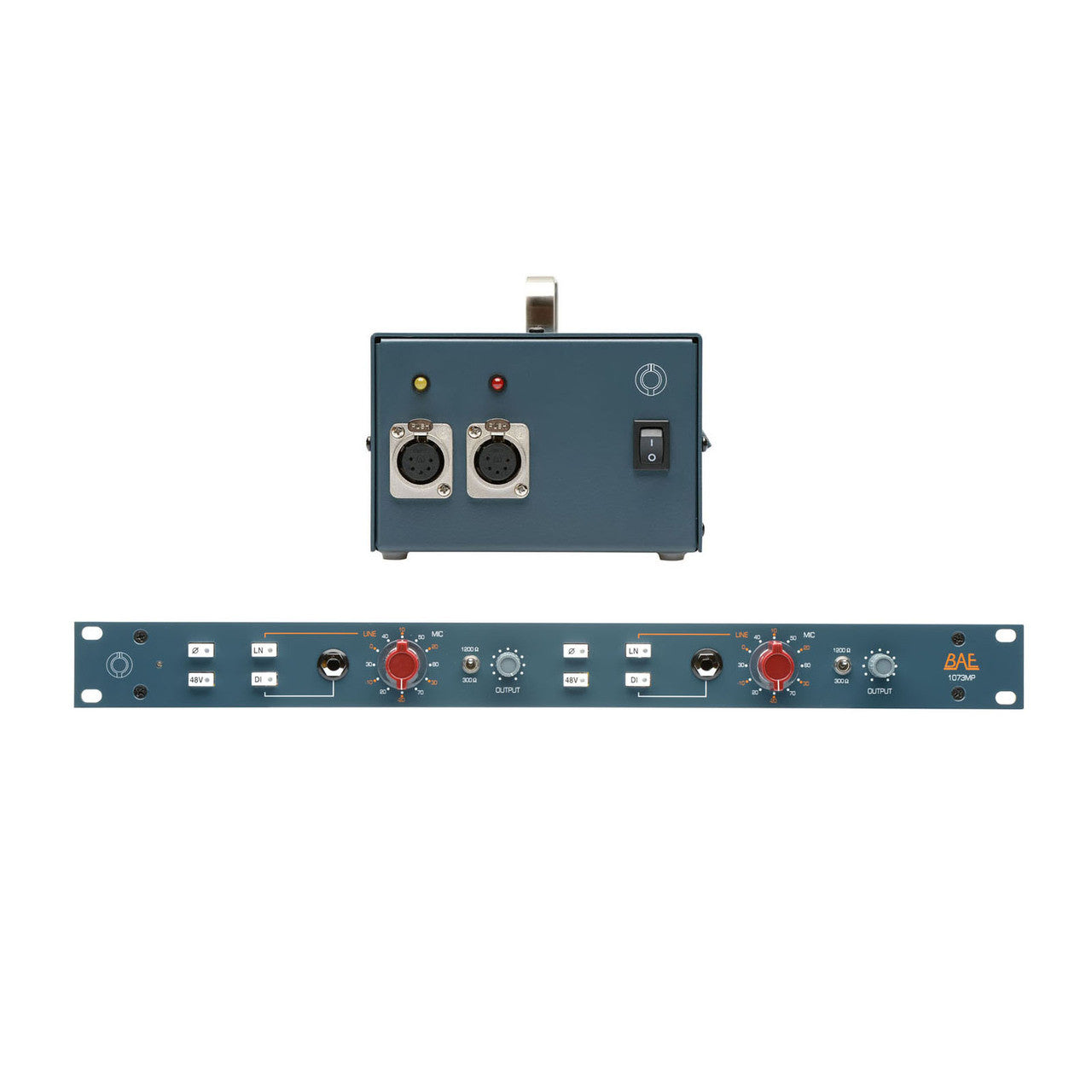 BAE 1073 MP with PSU Dual Channel Mic Preamp / DI with Power Supply