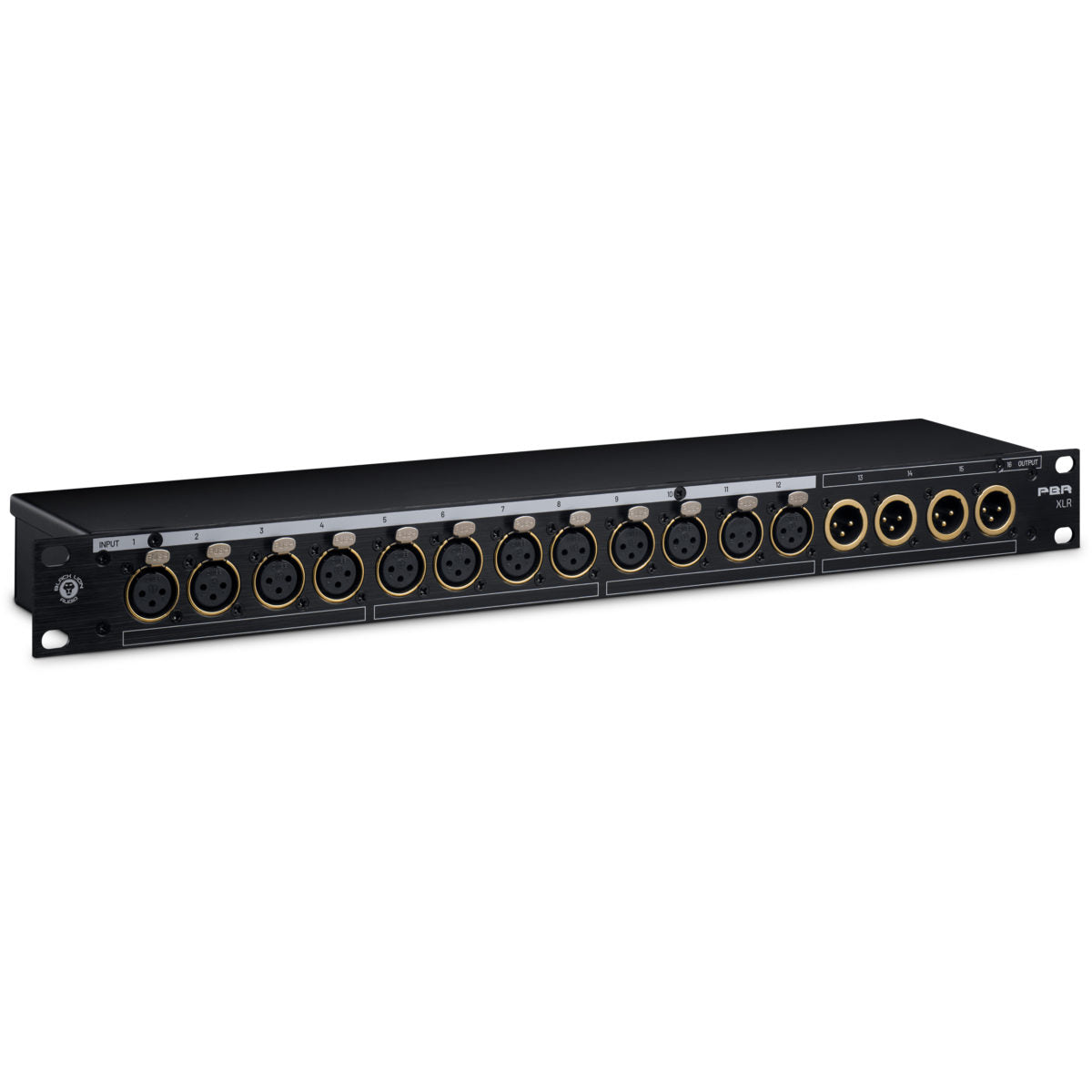 Black Lion Audio XLR 16-Point Gold Plated XLR Patchbay