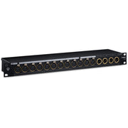 Black Lion Audio XLR 16-Point Gold Plated XLR Patchbay