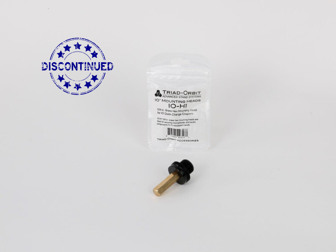 Triad-Orbit IO-H1, IO Quick-Change Coupler Head, Brass