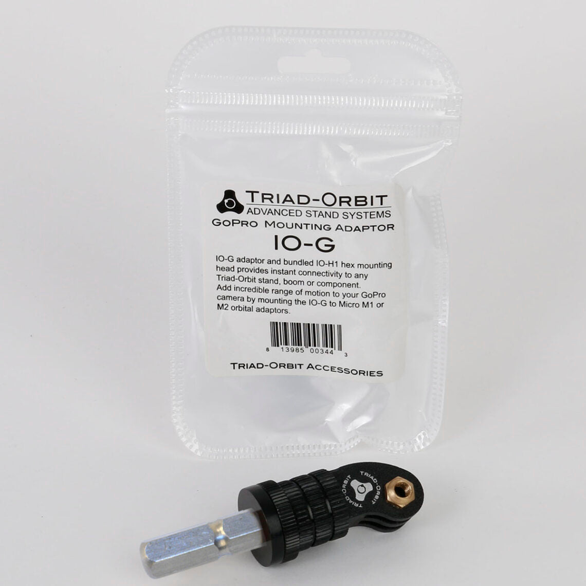 Triad-Orbit IO-G GOPRO, Quick-Change Coupler Head