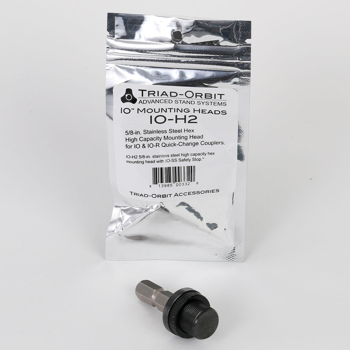 Triad-Orbit IO-H2/12, IO Quick-Change Coupler Head, Stainless Steel - 12-Pack