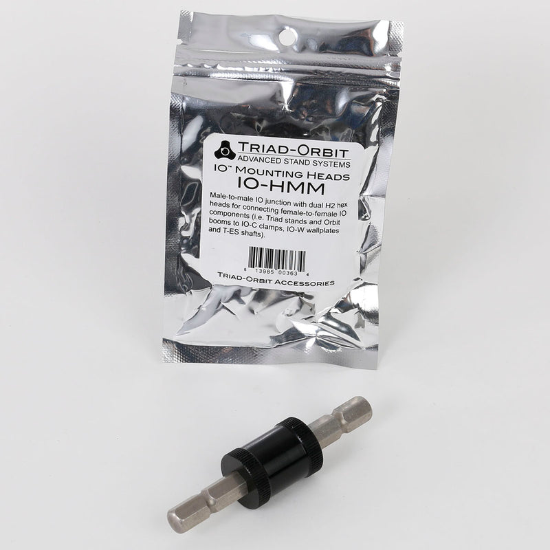 Triad-Orbit IO-HMM, IO Quick-Change Coupler Head, Male-To-Male Adapter