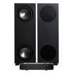 Amphion BaseTwo25 Powered low-frequency extension system with 2 x bass extension towers and 2 x 900W amplifier