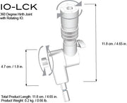 Triad-Orbit IO-LCK, IO-Equipped Locking Swivel