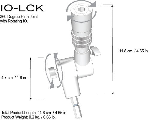 Triad-Orbit IO-LCK, IO-Equipped Locking Swivel