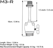 Triad-Orbit M3-R, Retrofittable Long Stem Adapter