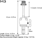 Triad-Orbit M3 Long Stem Adapter