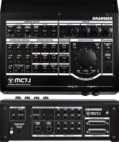 Drawmer MC7.1 - Surround Monitor Controller