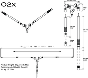 Triad-Orbit O2X, Dual Arm Orbital Boom with Interchangeable Arms