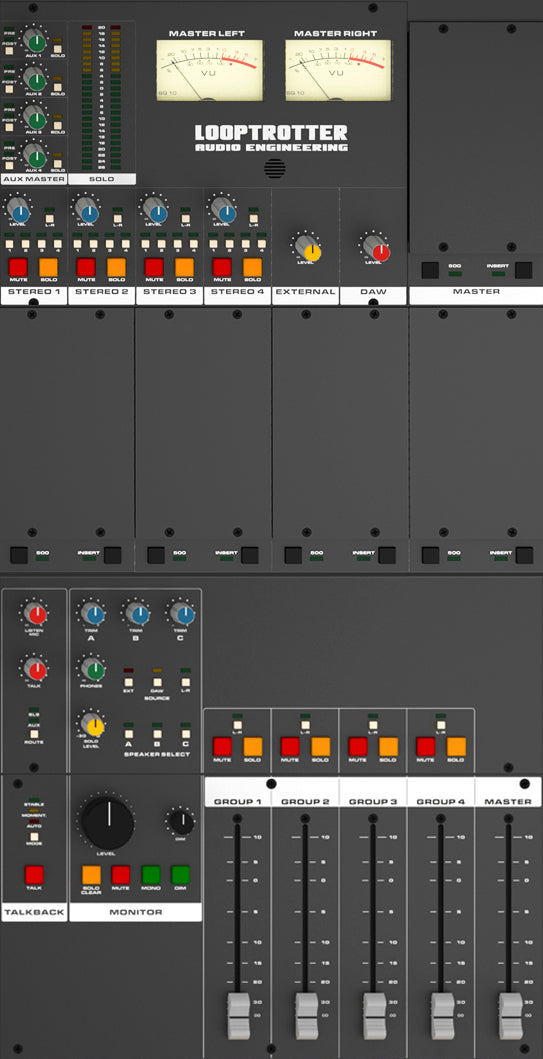 Looptrotter Audio Modular Console - 8 Channel